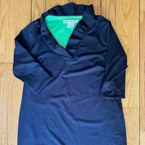 Gretchen Scott Designs Jersey Ruffleneck Dress